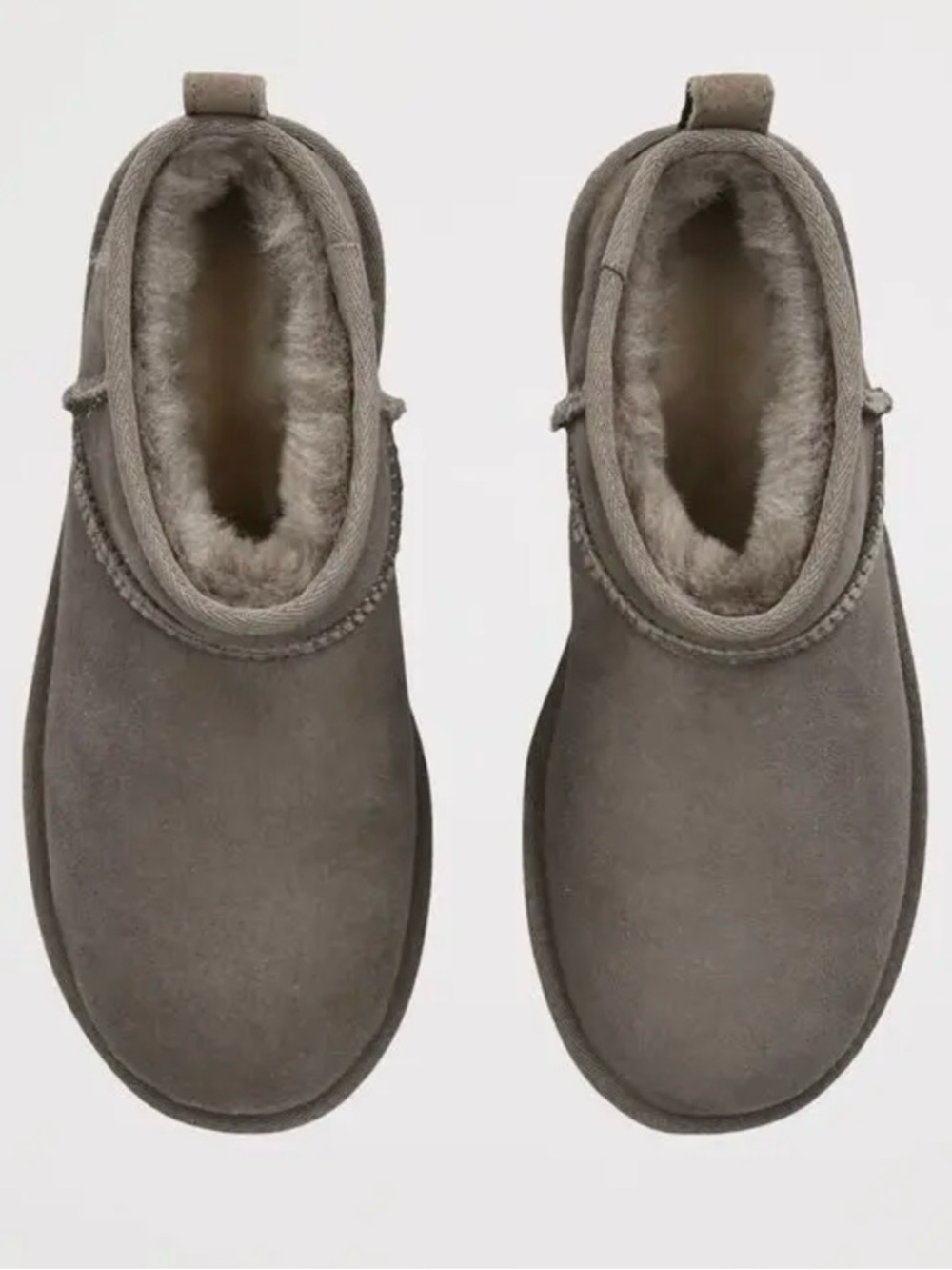 Ugg Grey Classic Ultra Mini Boots Size 7